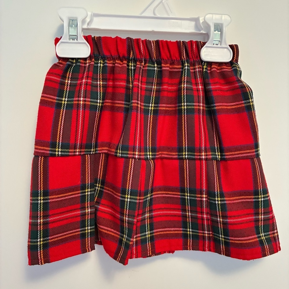 Tartan Tots Baby Unisex Red Tartan Pull-On Kilt Skirt 1-2 Years